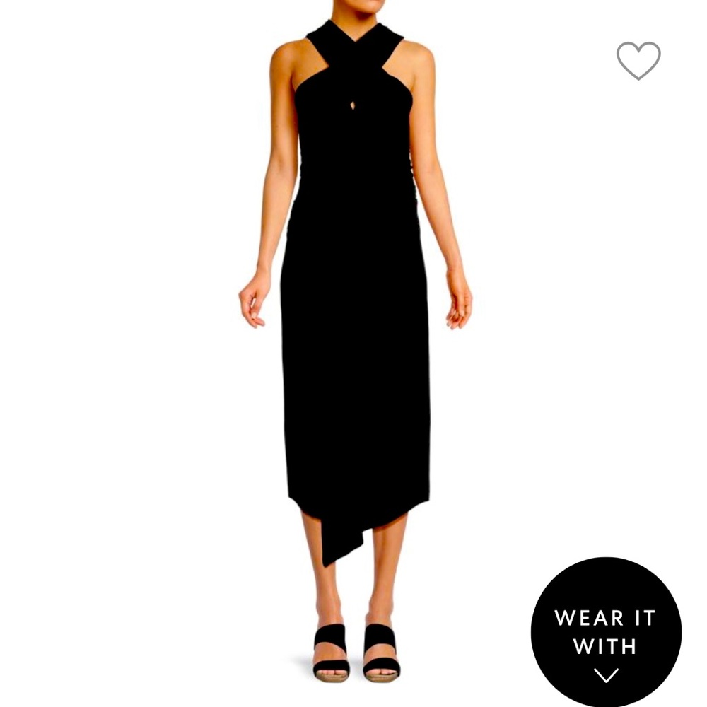 H Halston Halter Dress